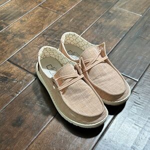 Hey Dude Light Pink/Brown Loafers